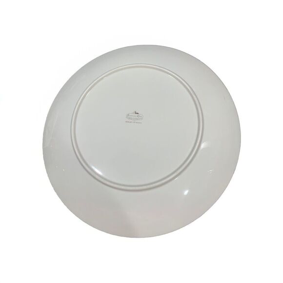 Franciscan China Gold Leaves Round 10.25” Dinner Plate 1950s Gladding McBean - Picture 6 of 6